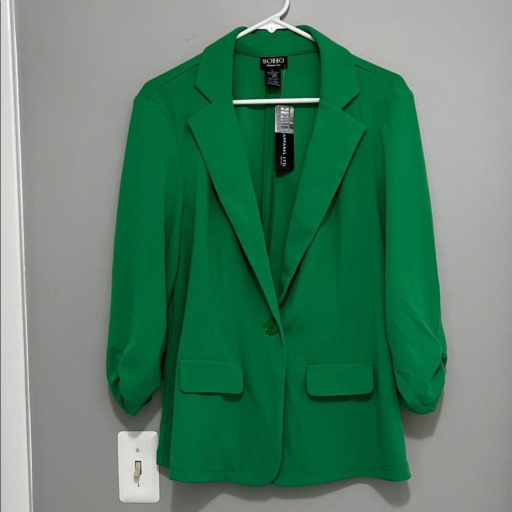 NWT Soho Green Blazer
